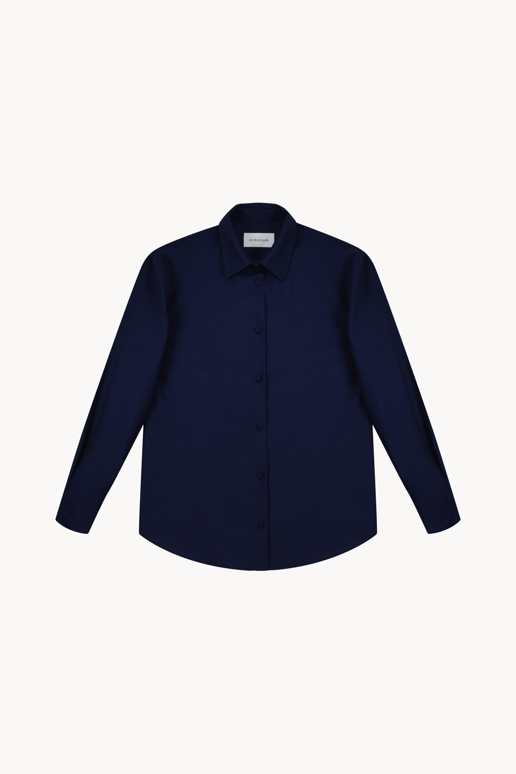 Erin long shirt in wool | ARMARIUM